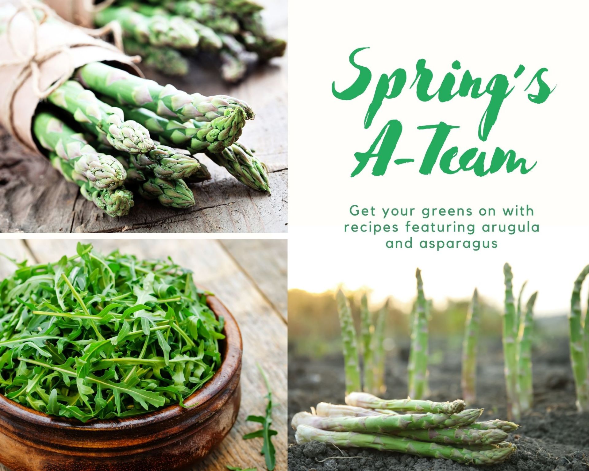 Spring's A-Team: Asparagus & Arugula